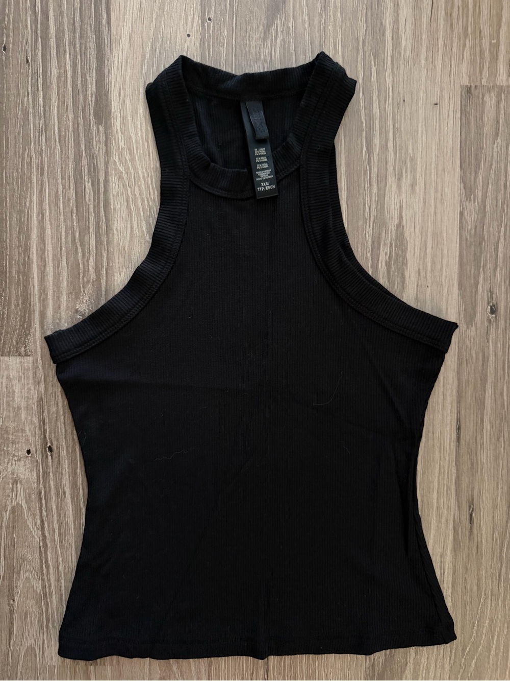 SKIMS - Black Ribbed Racerback Tank Top - Women